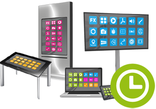 Individual solutions for all touch screens, tables, kiosks, terminals and video walls.